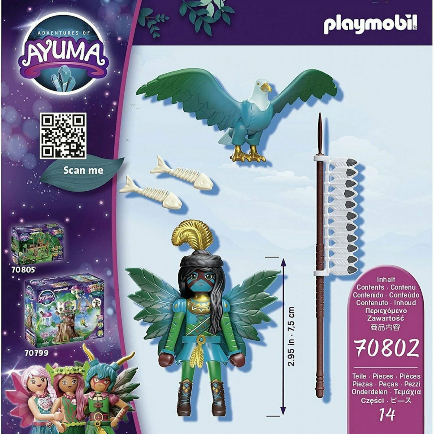 Playmobil Ayuma Knight Fairy με μαγικό ζωάκι (70802)