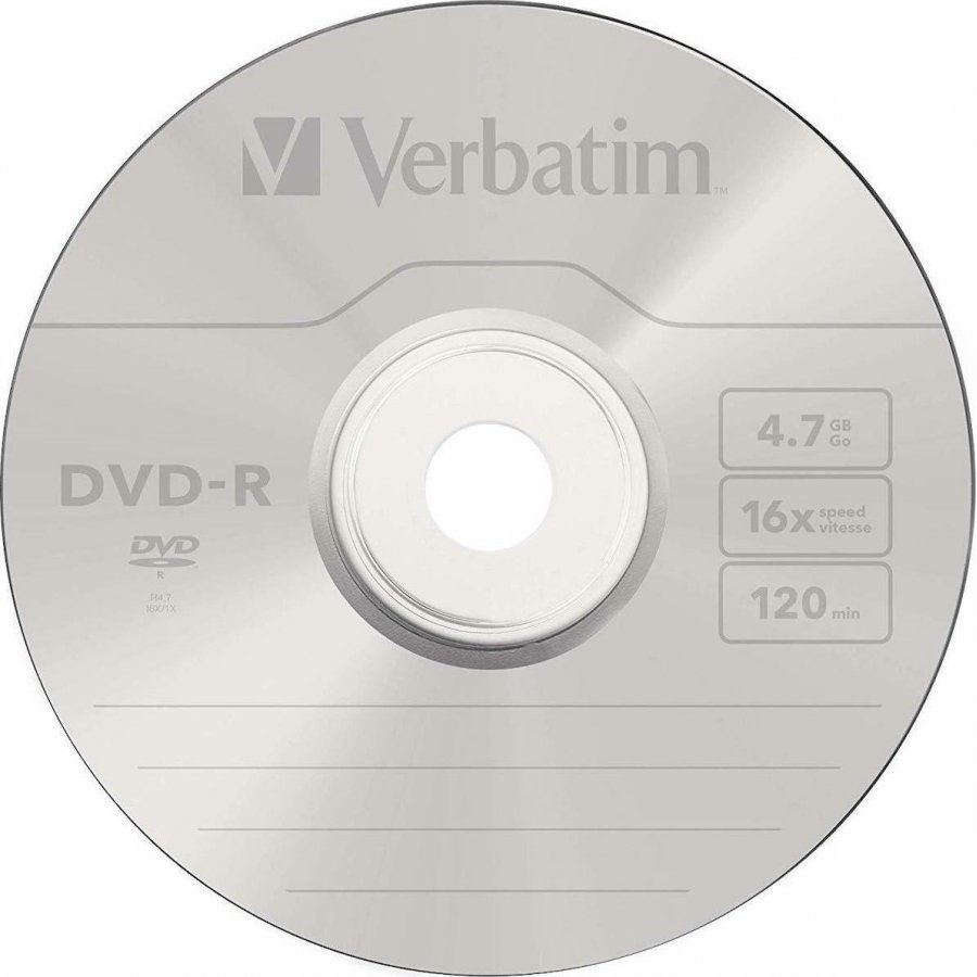 Verbatim Εγγράψιμα DVD-R 16x 4.7GB Cake Box 10τμχ (43523) Verbatim Εγγράψιμα DVD-R 16x 4.7GB Cake Box 10τμχ (43523)