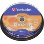 Verbatim Εγγράψιμα DVD-R 16x 4.7GB Cake Box 10τμχ (43523) Verbatim Εγγράψιμα DVD-R 16x 4.7GB Cake Box 10τμχ (43523)