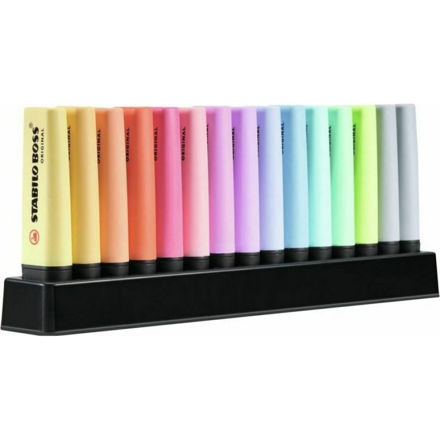 Stabilo Boss Deskset Μαρκαδόροι Υπογράμμισης Pastel 15τμχ (701502) Stabilo Boss Deskset Μαρκαδόροι Υπογράμμισης Pastel 15τμχ (701502)