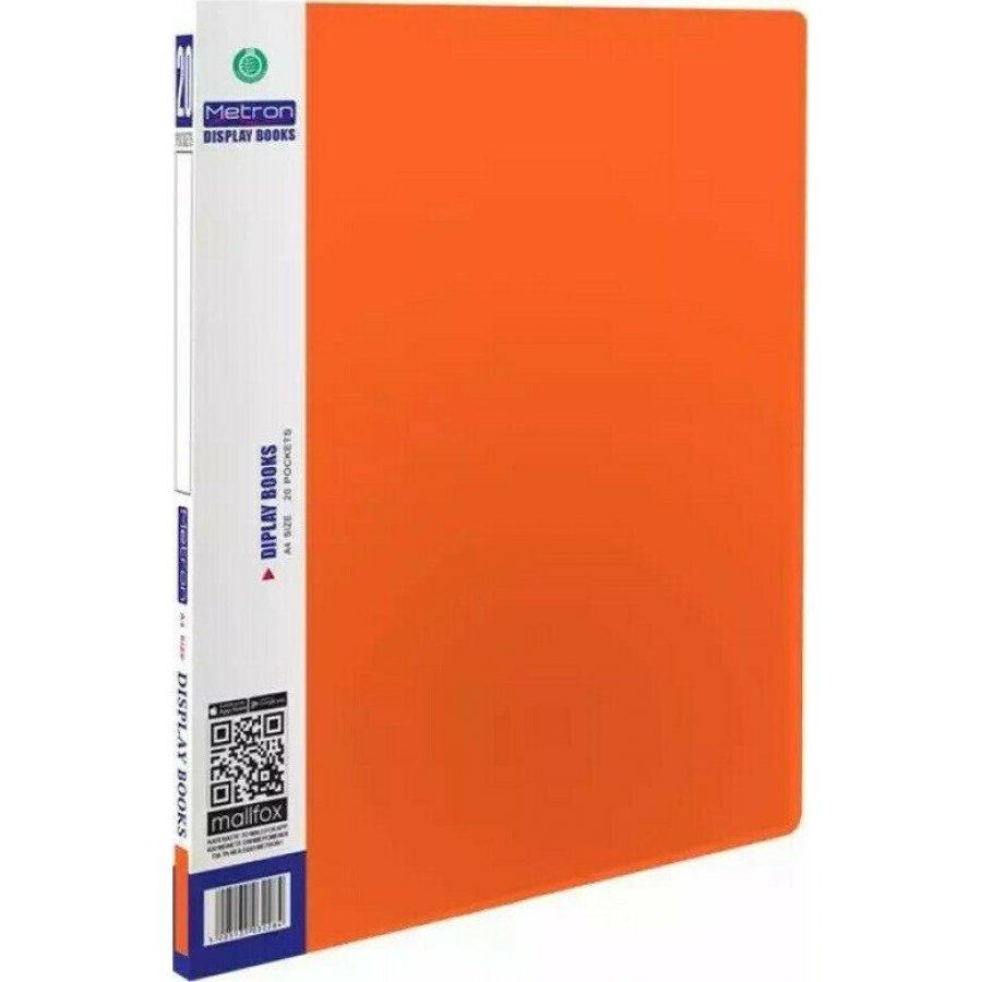 Metron Σουπλ 10 Θέσεων Α4 Πορτοκαλί (90710FO) Metron Σουπλ 10 Θέσεων Α4 Πορτοκαλί (90710FO)