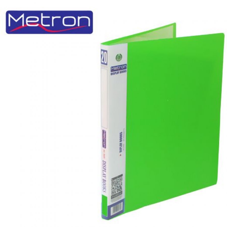 Metron Σουπλ 20 Θέσεων Α4 Πράσινο (90720FG) Metron Σουπλ 20 Θέσεων Α4 Πράσινο (90720FG)