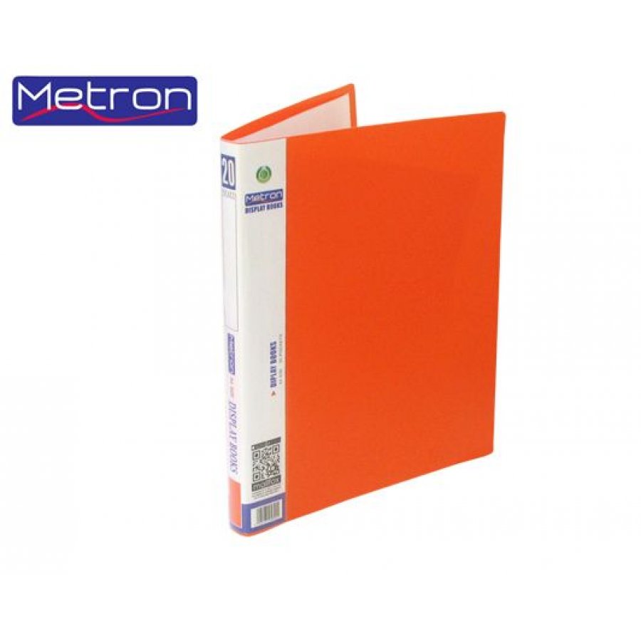 Metron Σουπλ 20 Θέσεων Α4 Πορτοκαλί (90720FO) Metron Σουπλ 20 Θέσεων Α4 Πορτοκαλί (90720FO)