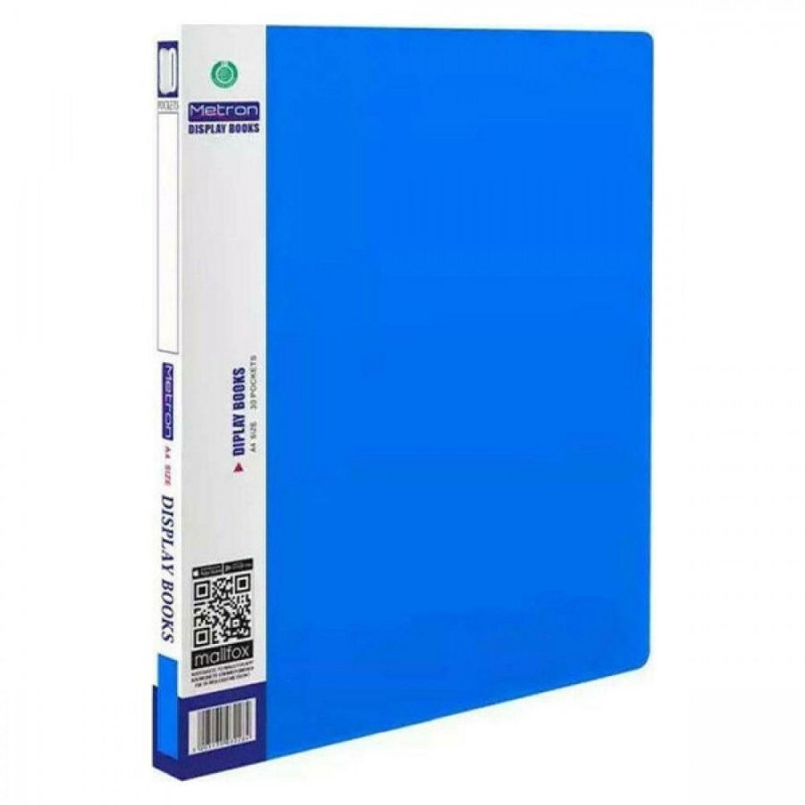 Metron Σουπλ 20 Θέσεων Α4 Μπλε (90720L) Metron Σουπλ 20 Θέσεων Α4 Μπλε (90720L)