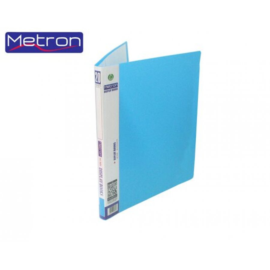 Metron Σουπλ 20 Θέσεων Α4 Γαλάζιο (90720SL) Metron Σουπλ 20 Θέσεων Α4 Γαλάζιο (90720SL)