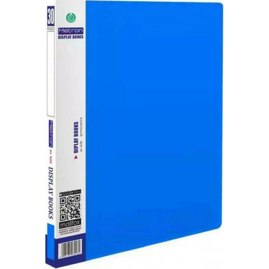 Metron Σουπλ 30 Θέσεων Α4 Μπλε (90730L) Metron Σουπλ 30 Θέσεων Α4 Μπλε (90730L)