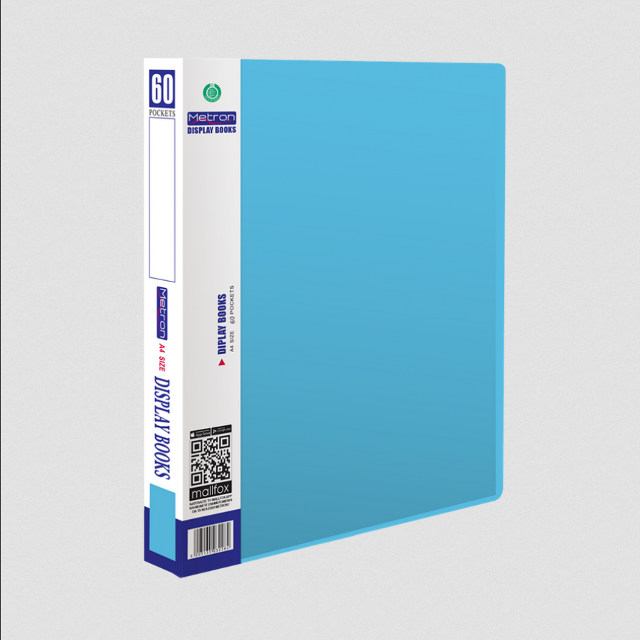 Metron Σουπλ 60 Θέσεων Α4 Γαλάζιο (90760L) Metron Σουπλ 60 Θέσεων Α4 Γαλάζιο (90760L)
