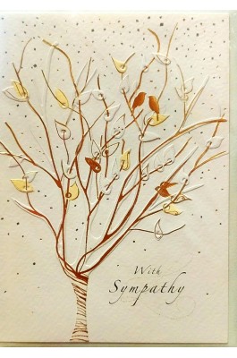 The Paper Box Ευχετήρια Κάρτα ''With Sympathy'' 11,8 x 16,7 cm (MO5909X1)
