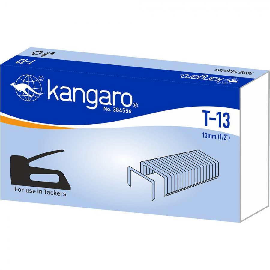 Kangaro Ανταλλακτικά Σύρματα Καρφωτικής 13mm T-13 1000 τεμάχια Kangaro Ανταλλακτικά Σύρματα Καρφωτικής 13mm T-13 1000 τεμάχια