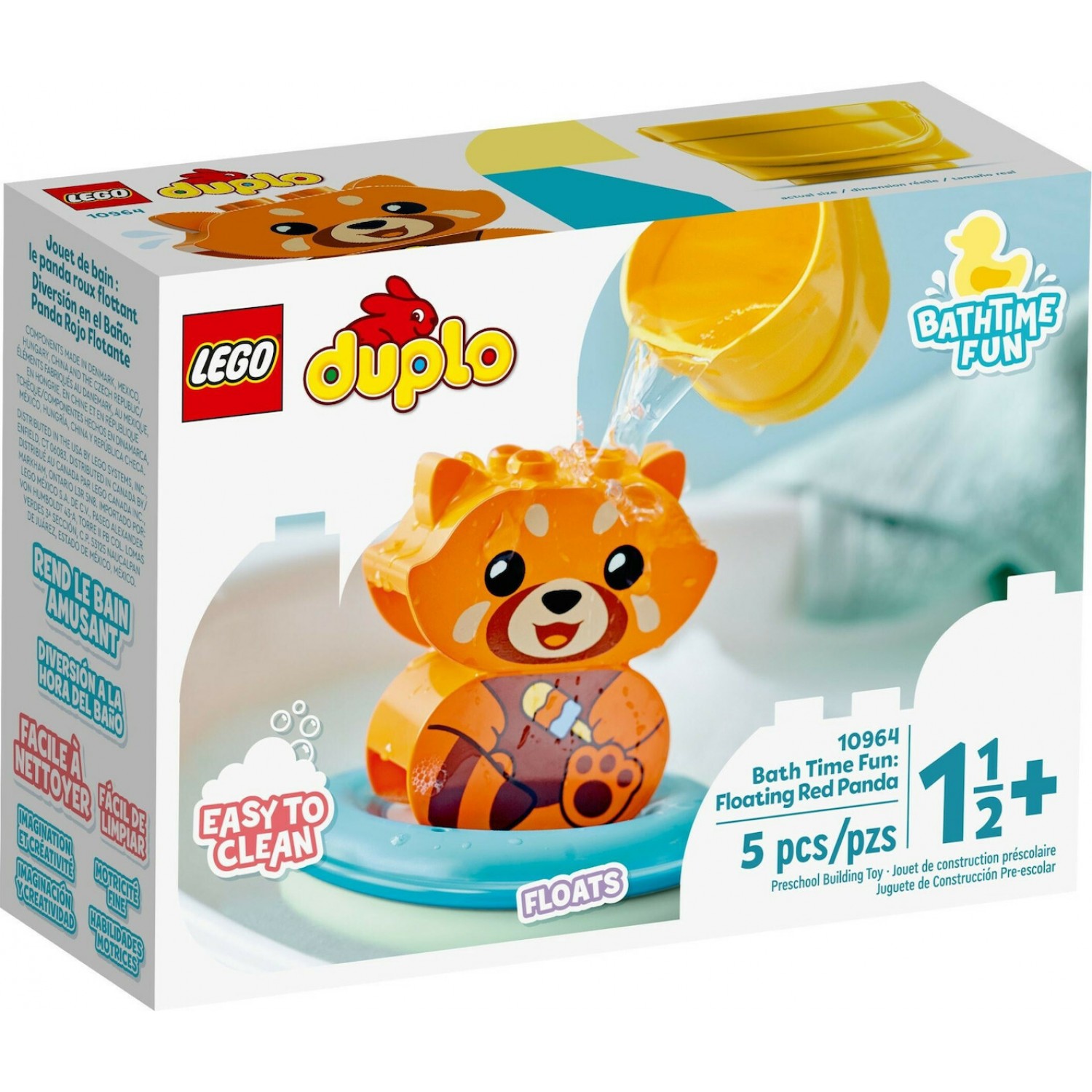 Lego Duplo: Bath Time Fun Floating Red Panda (10964) Lego Duplo: Bath Time Fun Floating Red Panda (10964)