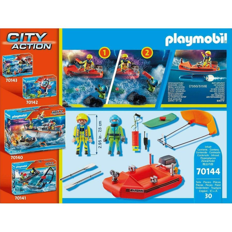 Playmobil City Επιχείρηση Διάσωσης Kitesurfer Με Σκάφος (70144) Playmobil City Επιχείρηση Διάσωσης Kitesurfer Με Σκάφος (70144)