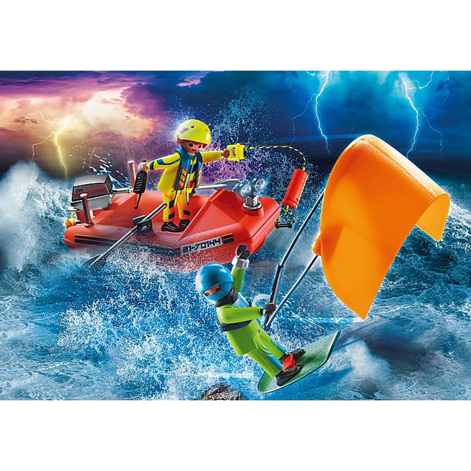 Playmobil City Επιχείρηση Διάσωσης Kitesurfer Με Σκάφος (70144) Playmobil City Επιχείρηση Διάσωσης Kitesurfer Με Σκάφος (70144)