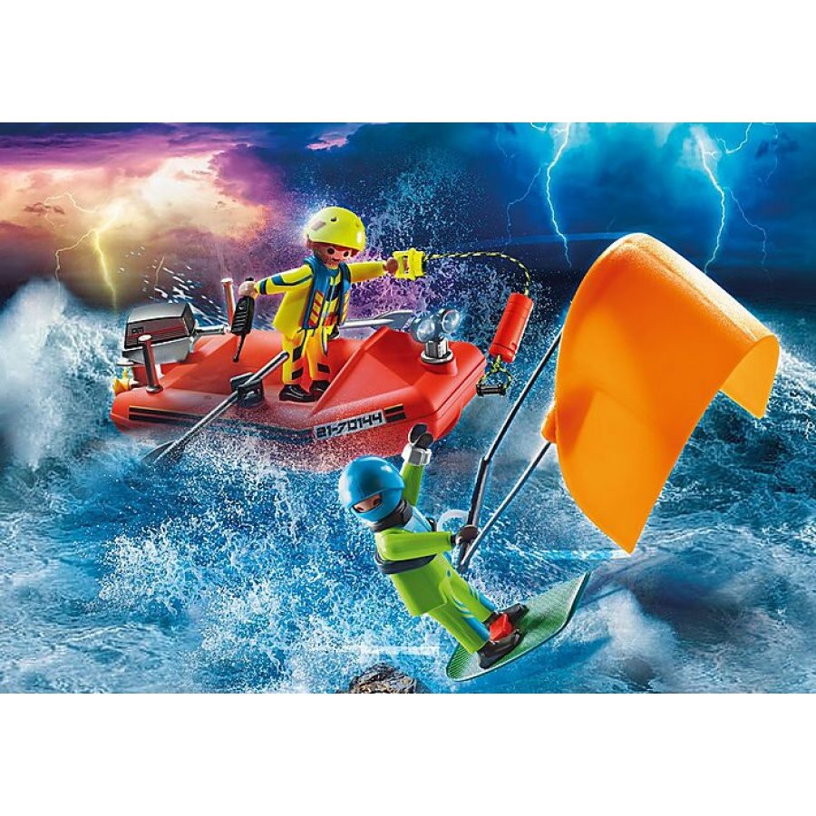 Playmobil City Επιχείρηση Διάσωσης Kitesurfer Με Σκάφος (70144) Playmobil City Επιχείρηση Διάσωσης Kitesurfer Με Σκάφος (70144)