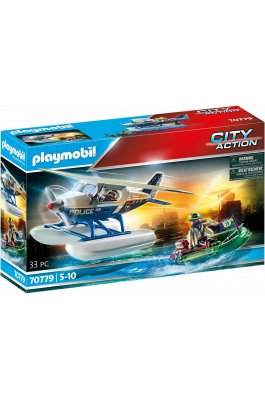 Playmobil City Action Καταδίωξη Λαθρέμπορων από Αστυνομικό Υδροπλάνο (70779)