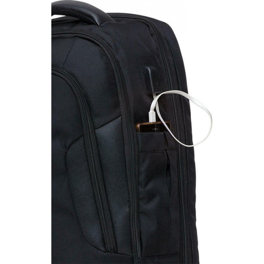 Polo Techerα Υφασμάτινο Σακίδιο Πλάτης Μαύρο (9020102000) Polo Techerα Υφασμάτινο Σακίδιο Πλάτης Μαύρο (9020102000)