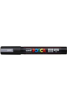 Uni-Ball Posca Ανεξίτηλος Μαρκαδόρος 1.8-2.5mm Ασημί (PC5M) Uni-Ball Posca Ανεξίτηλος Μαρκαδόρος 1.8-2.5mm Ασημί (PC5M)