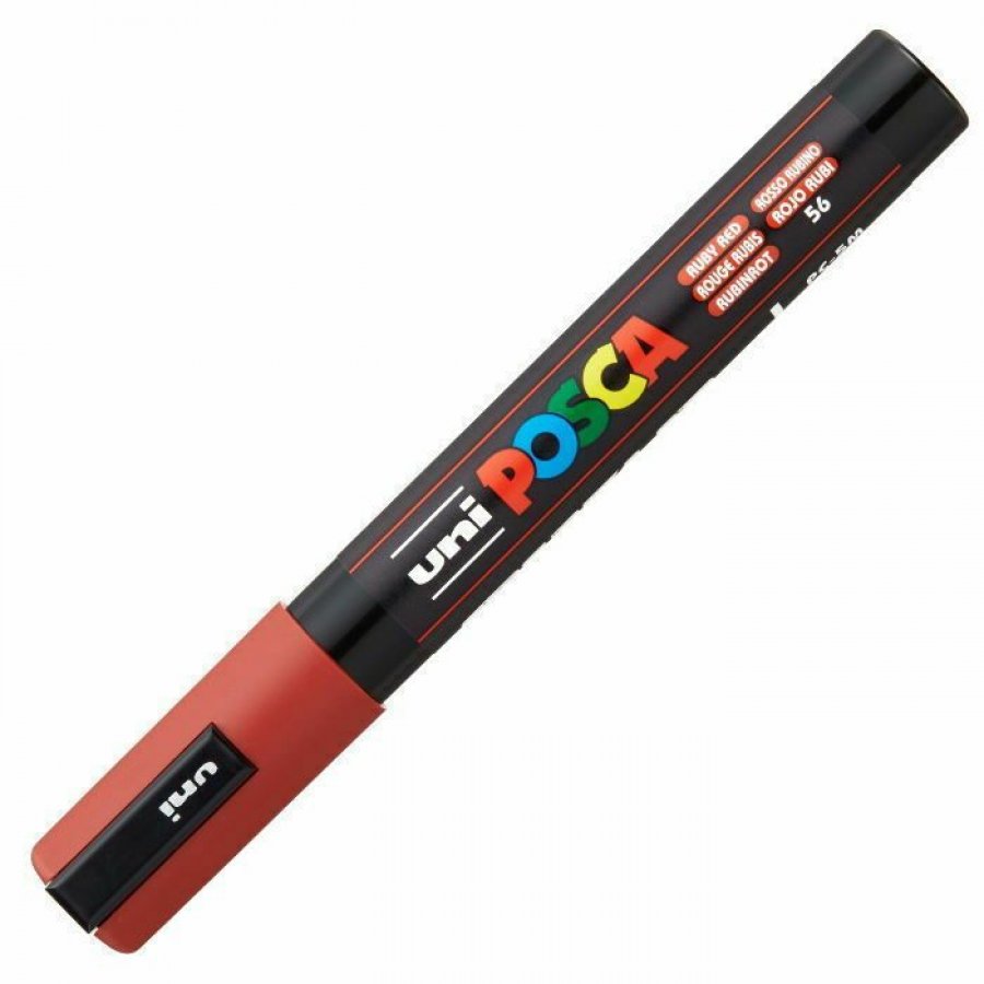 Uni-Ball Posca Ανεξίτηλος Μαρκαδόρος 1.8-2.5mm Ρουμπινί (PC5M) Uni-Ball Posca Ανεξίτηλος Μαρκαδόρος 1.8-2.5mm Ρουμπινί (PC5M)