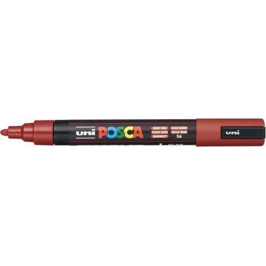 Uni-Ball Posca Ανεξίτηλος Μαρκαδόρος 1.8-2.5mm Ρουμπινί (PC5M) Uni-Ball Posca Ανεξίτηλος Μαρκαδόρος 1.8-2.5mm Ρουμπινί (PC5M)