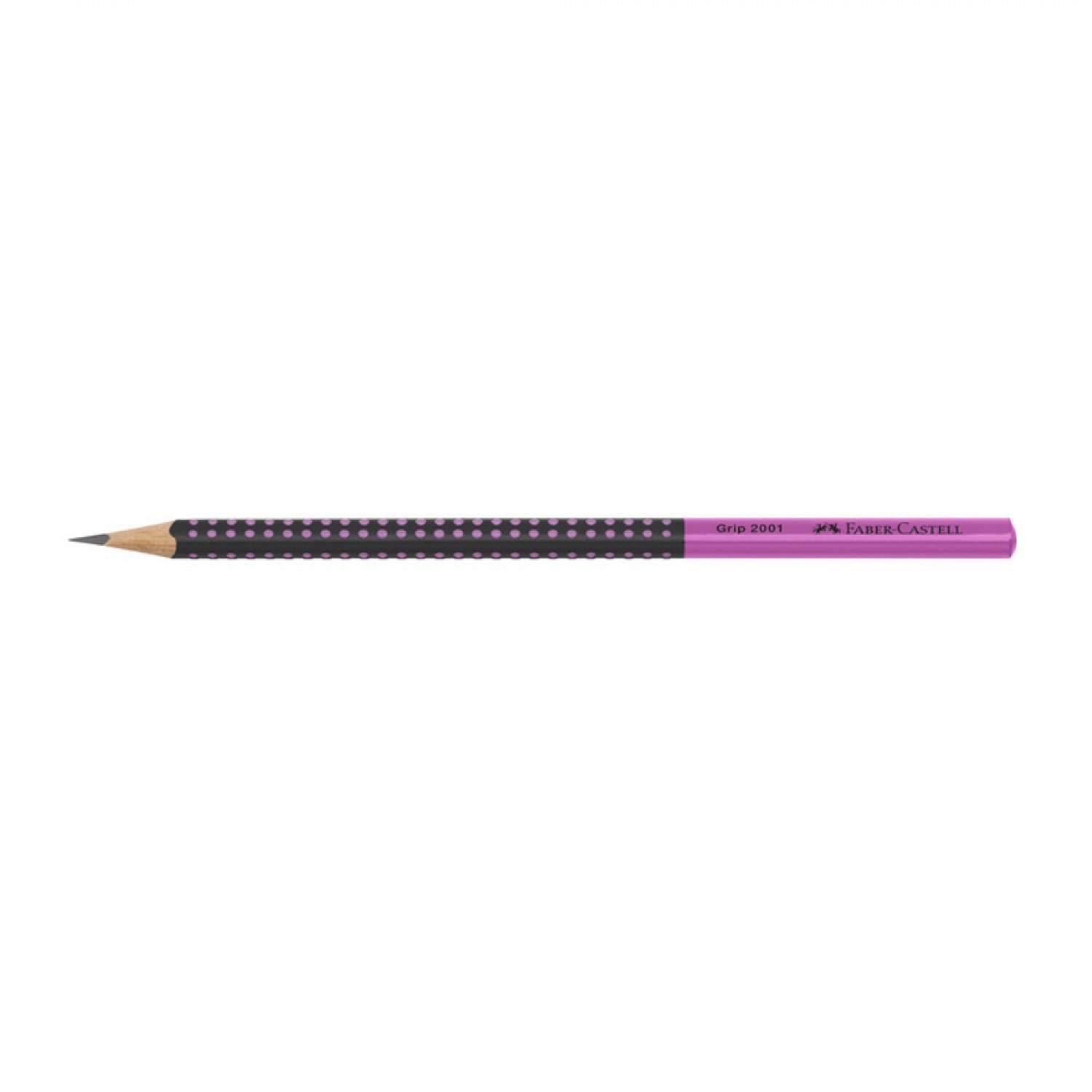 Faber-Castell Grip 2001 Μολύβι Μαύρο Ροζ (517011)