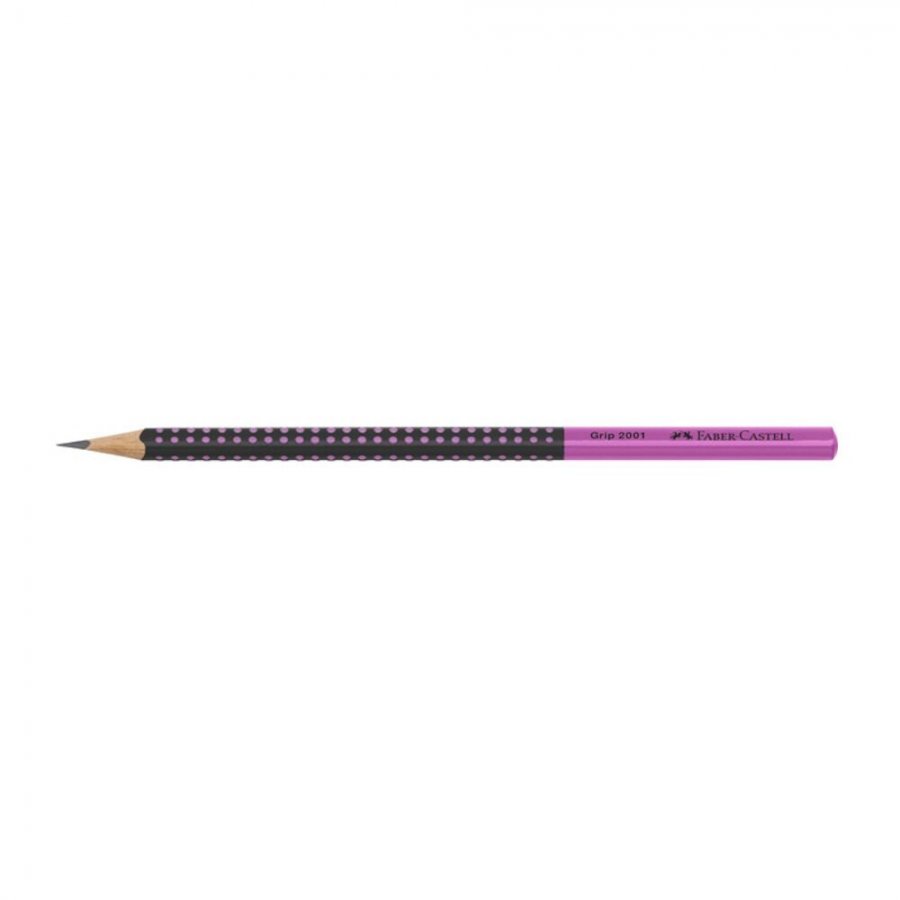 Faber-Castell Grip 2001 Μολύβι Μαύρο Ροζ (517011) Faber-Castell Grip 2001 Μολύβι Μαύρο Ροζ (517011)
