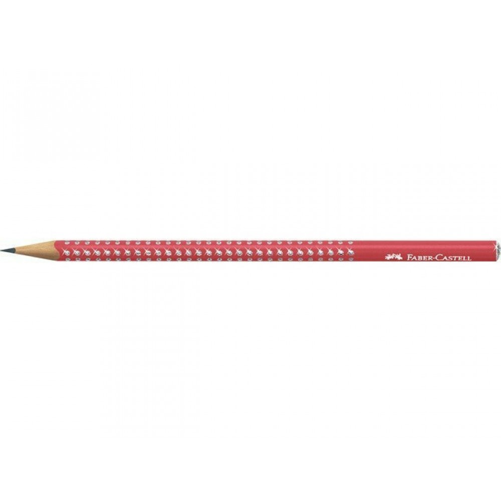 Faber-Castell Grip Sparkle Μολύβι Κόκκινο (118240) Faber-Castell Grip Sparkle Μολύβι Κόκκινο (118240)