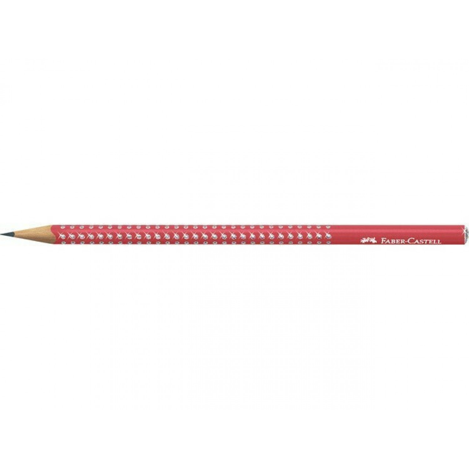 Faber-Castell Grip Sparkle Μολύβι Κόκκινο (118240)