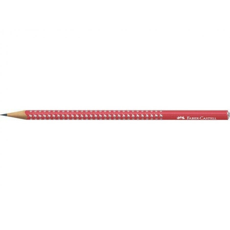 Faber-Castell Grip Sparkle Μολύβι Κόκκινο (118240) Faber-Castell Grip Sparkle Μολύβι Κόκκινο (118240)