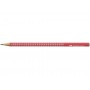 Faber-Castell Grip Sparkle Μολύβι Κόκκινο (118240)