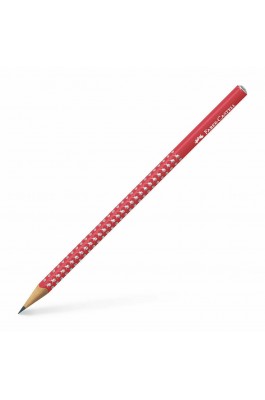 Faber-Castell Grip Sparkle Μολύβι Κόκκινο (118240)