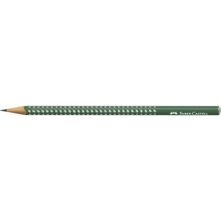Faber-Castell Grip Sparkle Μολύβι Πράσινο (118239) Faber-Castell Grip Sparkle Μολύβι Πράσινο (118239)