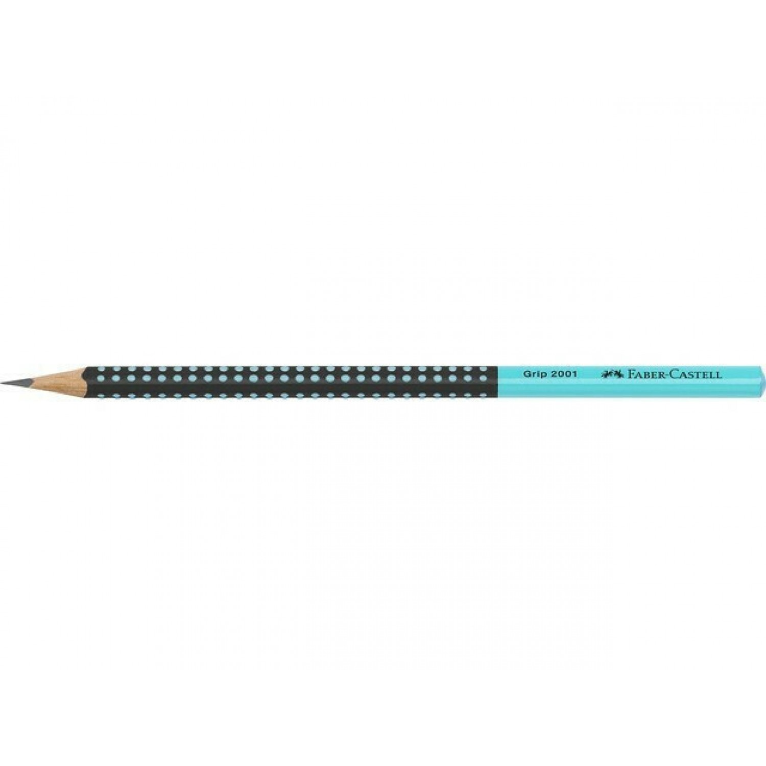 Faber-Castell Grip 2001 Μολύβι HB Μαύρο - Τιρκουάζ (517012)