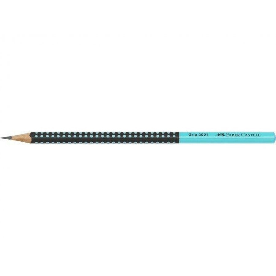 Faber-Castell Grip 2001 Μολύβι HB Μαύρο - Τιρκουάζ (517012) Faber-Castell Grip 2001 Μολύβι HB Μαύρο - Τιρκουάζ (517012)