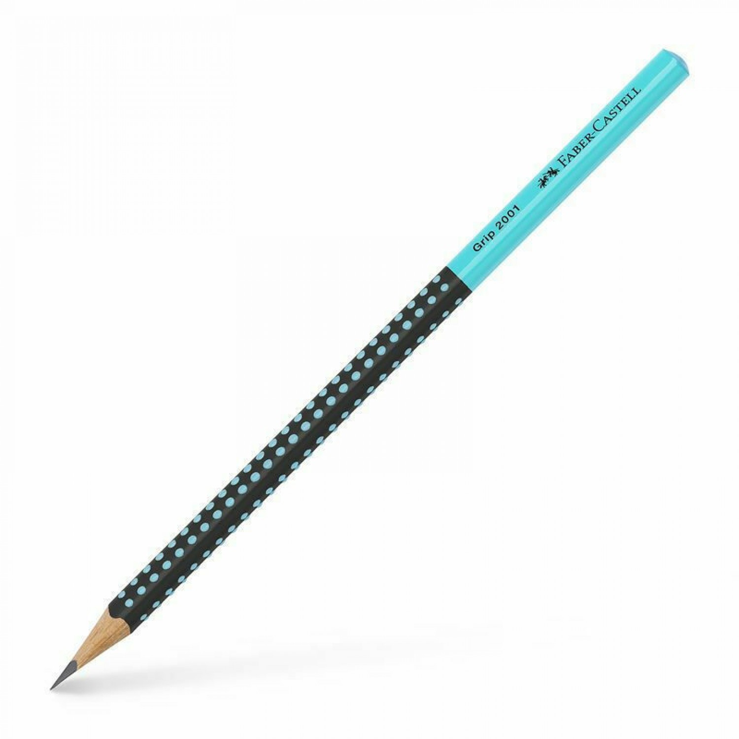 Faber-Castell Grip 2001 Μολύβι HB Μαύρο - Τιρκουάζ (517012)