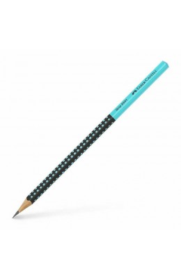 Faber-Castell Grip 2001 Μολύβι HB Μαύρο - Τιρκουάζ (517012)