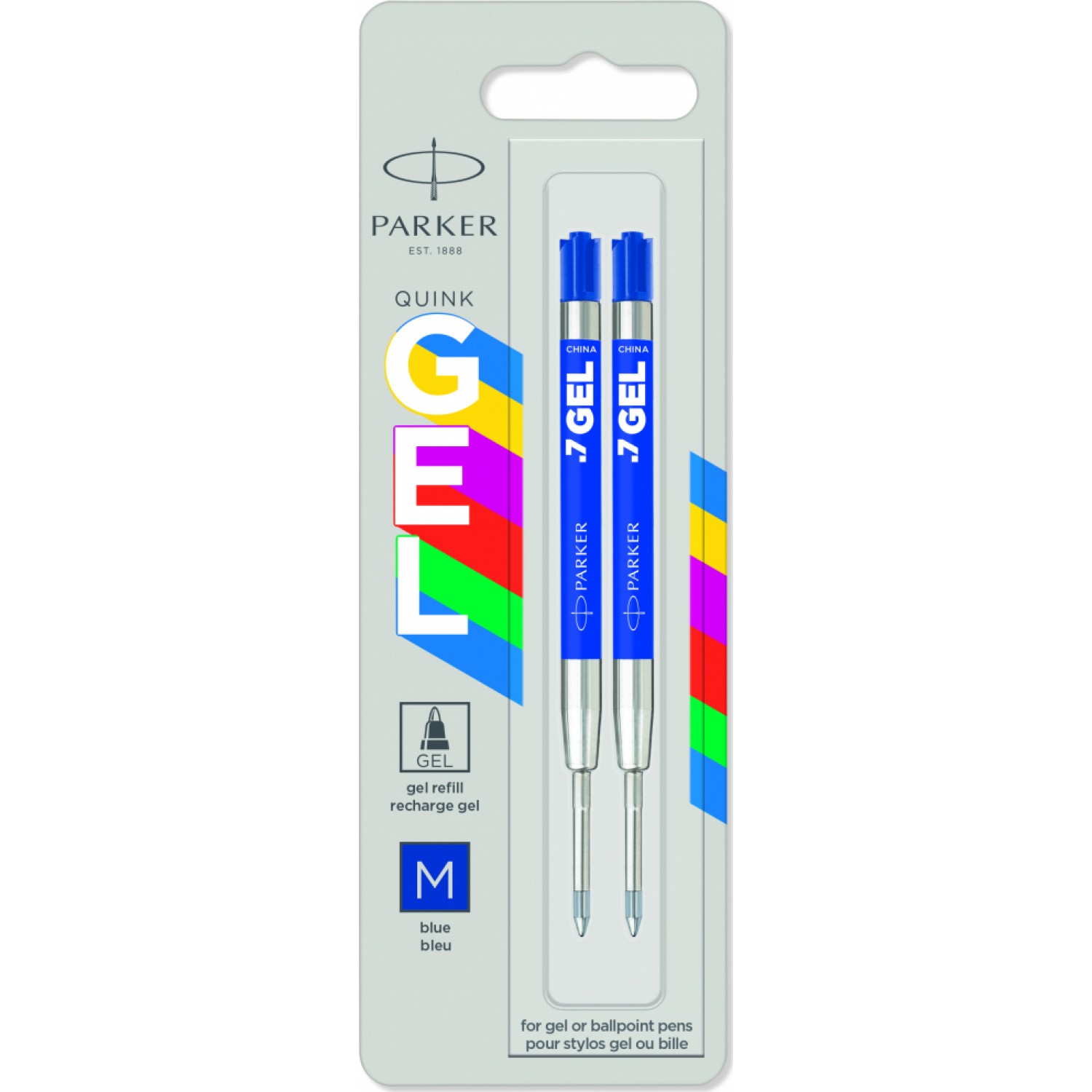 Parker Economy Refil Gel Medium Μπλε