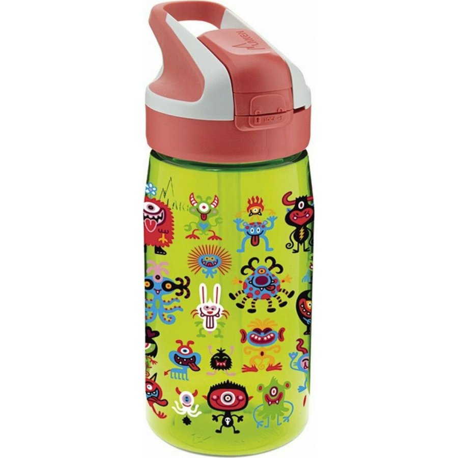 Laken Πλαστικό Παγούρι με Καλαμάκι Pekemonsters 450ml Laken Πλαστικό Παγούρι με Καλαμάκι Pekemonsters 450ml