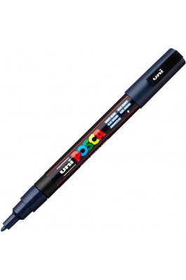 Uni-Ball Posca Ανεξίτηλος Μαρκαδόρος 0.9-1.3mm Μπλε Μαύρο (PC3M) Uni-Ball Posca Ανεξίτηλος Μαρκαδόρος 0.9-1.3mm Μπλε Μαύρο (PC3M)