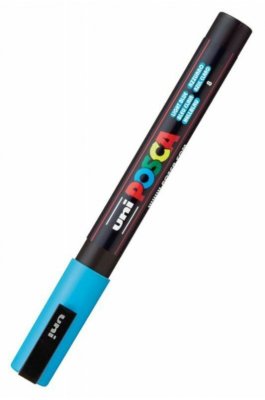 Uni-Ball Posca Ανεξίτηλος Μαρκαδόρος 0.9-1.3mm Γαλάζιο (PC3M) Uni-Ball Posca Ανεξίτηλος Μαρκαδόρος 0.9-1.3mm Γαλάζιο (PC3M)