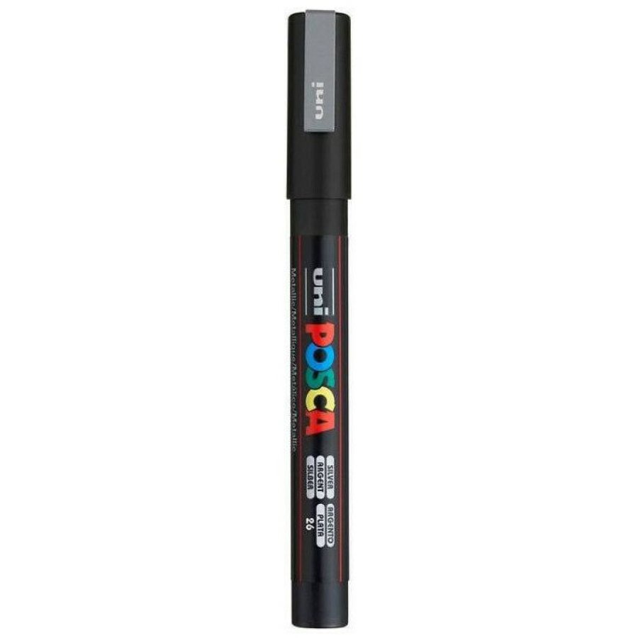 Uni-Ball Posca Ανεξίτηλος Μαρκαδόρος 0.9-1.3mm Ασημί (PC3M) Uni-Ball Posca Ανεξίτηλος Μαρκαδόρος 0.9-1.3mm Ασημί (PC3M)