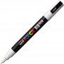 Uni-Ball Posca Ανεξίτηλος Μαρκαδόρος 0.9-1.3mm Λευκός (PC3M) Uni-Ball Posca Ανεξίτηλος Μαρκαδόρος 0.9-1.3mm Λευκός (PC3M)