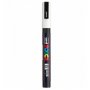 Uni-Ball Posca Ανεξίτηλος Μαρκαδόρος 0.9-1.3mm Λευκός (PC3M) Uni-Ball Posca Ανεξίτηλος Μαρκαδόρος 0.9-1.3mm Λευκός (PC3M)