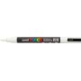 Uni-Ball Posca Ανεξίτηλος Μαρκαδόρος 0.9-1.3mm Λευκός (PC3M) Uni-Ball Posca Ανεξίτηλος Μαρκαδόρος 0.9-1.3mm Λευκός (PC3M)