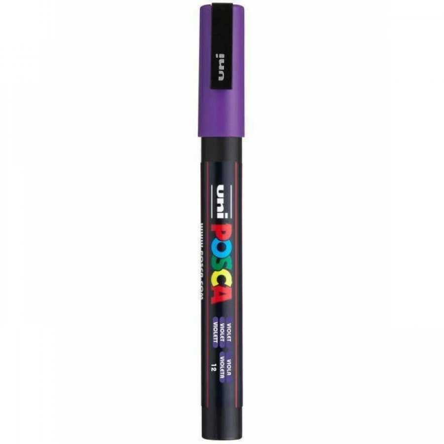 Uni-Ball Posca Ανεξίτηλος Μαρκαδόρος 0.9-1.3mm Μωβ (PC3M) Uni-Ball Posca Ανεξίτηλος Μαρκαδόρος 0.9-1.3mm Μωβ (PC3M)