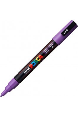 Uni-Ball Posca Ανεξίτηλος Μαρκαδόρος 0.9-1.3mm Μωβ (PC3M)