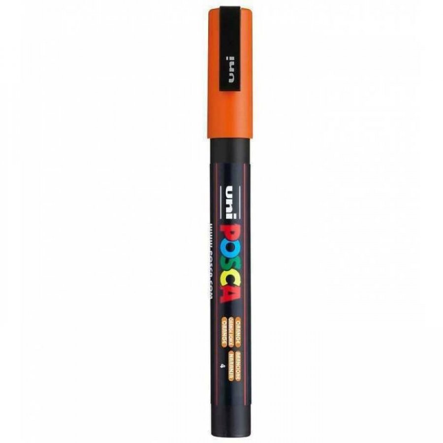 Uni-Ball Posca Ανεξίτηλος Μαρκαδόρος 0.9-1.3mm Πορτοκαλί (PC3M) Uni-Ball Posca Ανεξίτηλος Μαρκαδόρος 0.9-1.3mm Πορτοκαλί (PC3M)