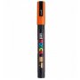 Uni-Ball Posca Ανεξίτηλος Μαρκαδόρος 0.9-1.3mm Πορτοκαλί (PC3M) Uni-Ball Posca Ανεξίτηλος Μαρκαδόρος 0.9-1.3mm Πορτοκαλί (PC3M)