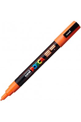 Uni-Ball Posca Ανεξίτηλος Μαρκαδόρος 0.9-1.3mm Πορτοκαλί (PC3M)