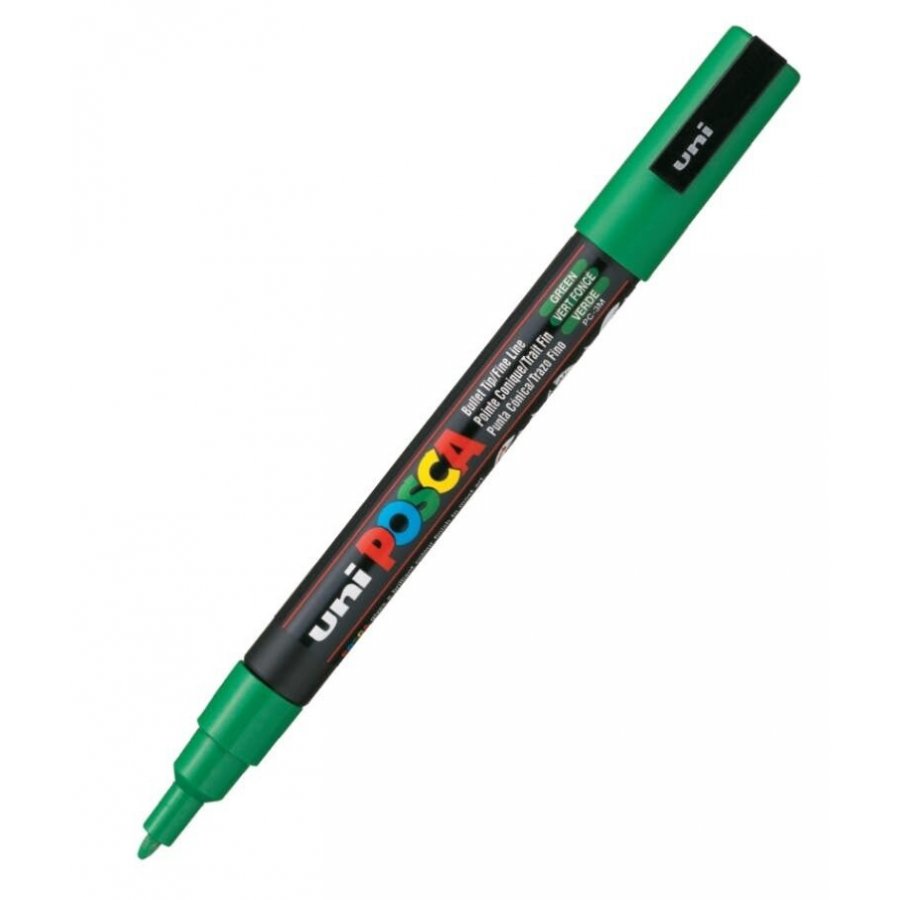 Uni-Ball Posca Ανεξίτηλος Μαρκαδόρος 0.9-1.3mm Πράσινος (PC3M) Uni-Ball Posca Ανεξίτηλος Μαρκαδόρος 0.9-1.3mm Πράσινος (PC3M)