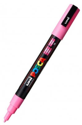 Uni-Ball Posca Ανεξίτηλος Μαρκαδόρος 0.9-1.3mm Ροζ (PC3M) Uni-Ball Posca Ανεξίτηλος Μαρκαδόρος 0.9-1.3mm Ροζ (PC3M)