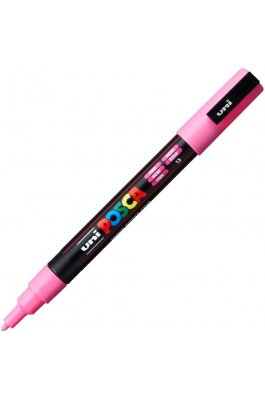 Uni-Ball Posca Ανεξίτηλος Μαρκαδόρος 0.9-1.3mm Ροζ (PC3M)